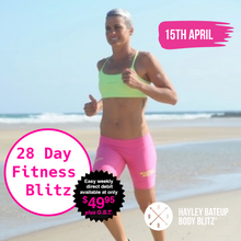 Load image into Gallery viewer, 28 Day Fitness Blitz 💪🏽🏃🏼‍♀️✔️ - Weekly Direct Debits - $49.95
