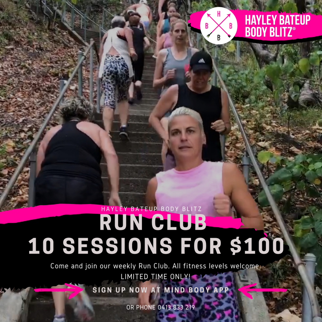 Run Club 10 x Sessions for $100